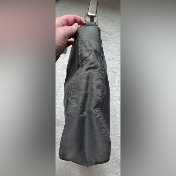 Authentic Prada Silver and Gray Shoulder Bag - Picture 6 of 16